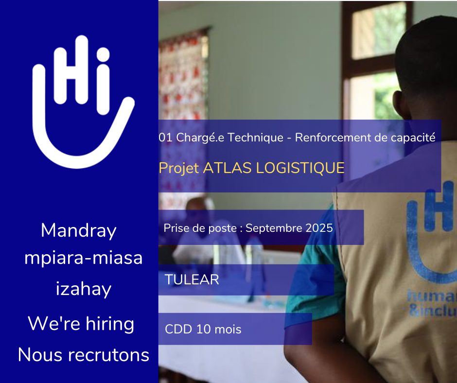 Recrutement d'un(e)Chargé(e) Technique - Renforcement de capacité