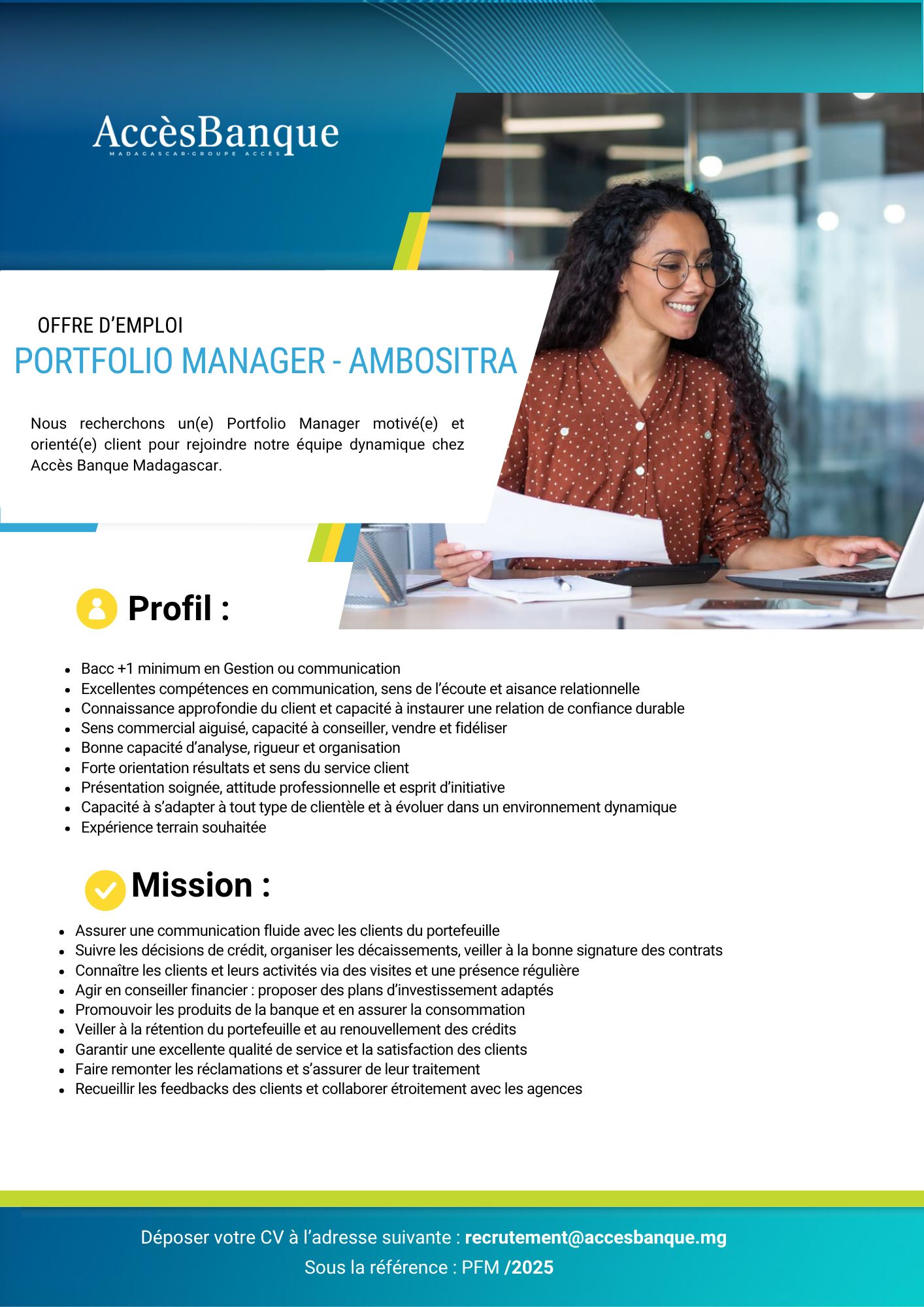  Recrutement Portfolio Manager - Ambositra