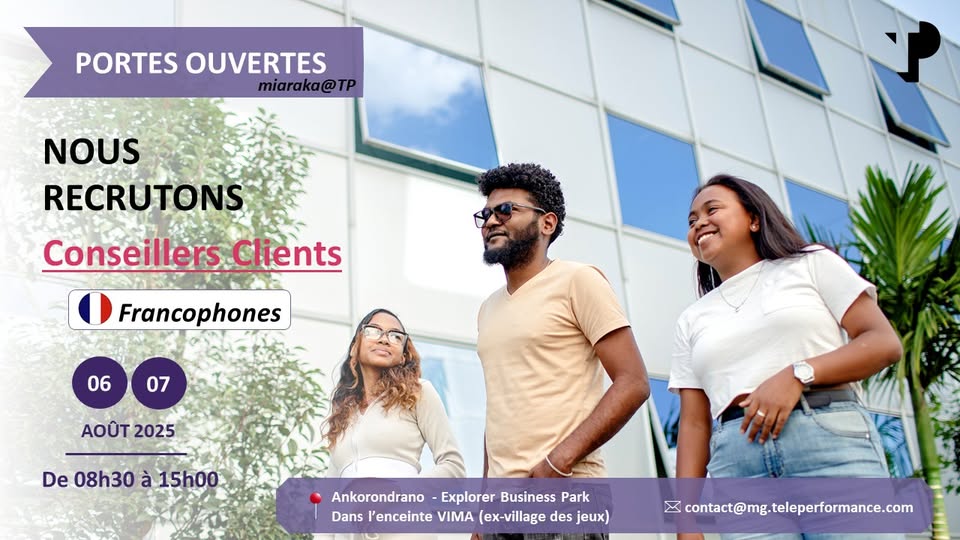  Recrutement Conseillers Clients Francophones