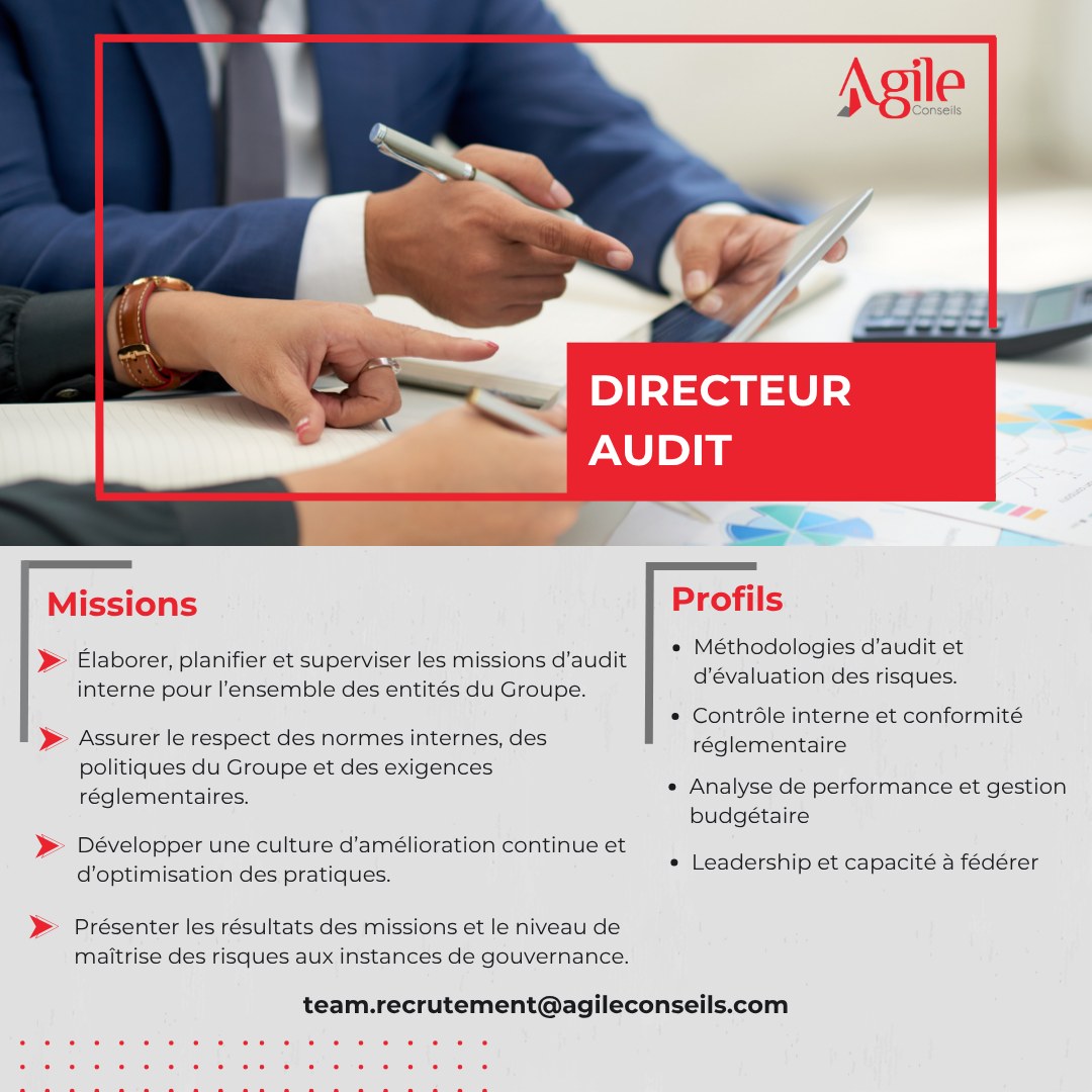 Recrutement : Directeur Audit