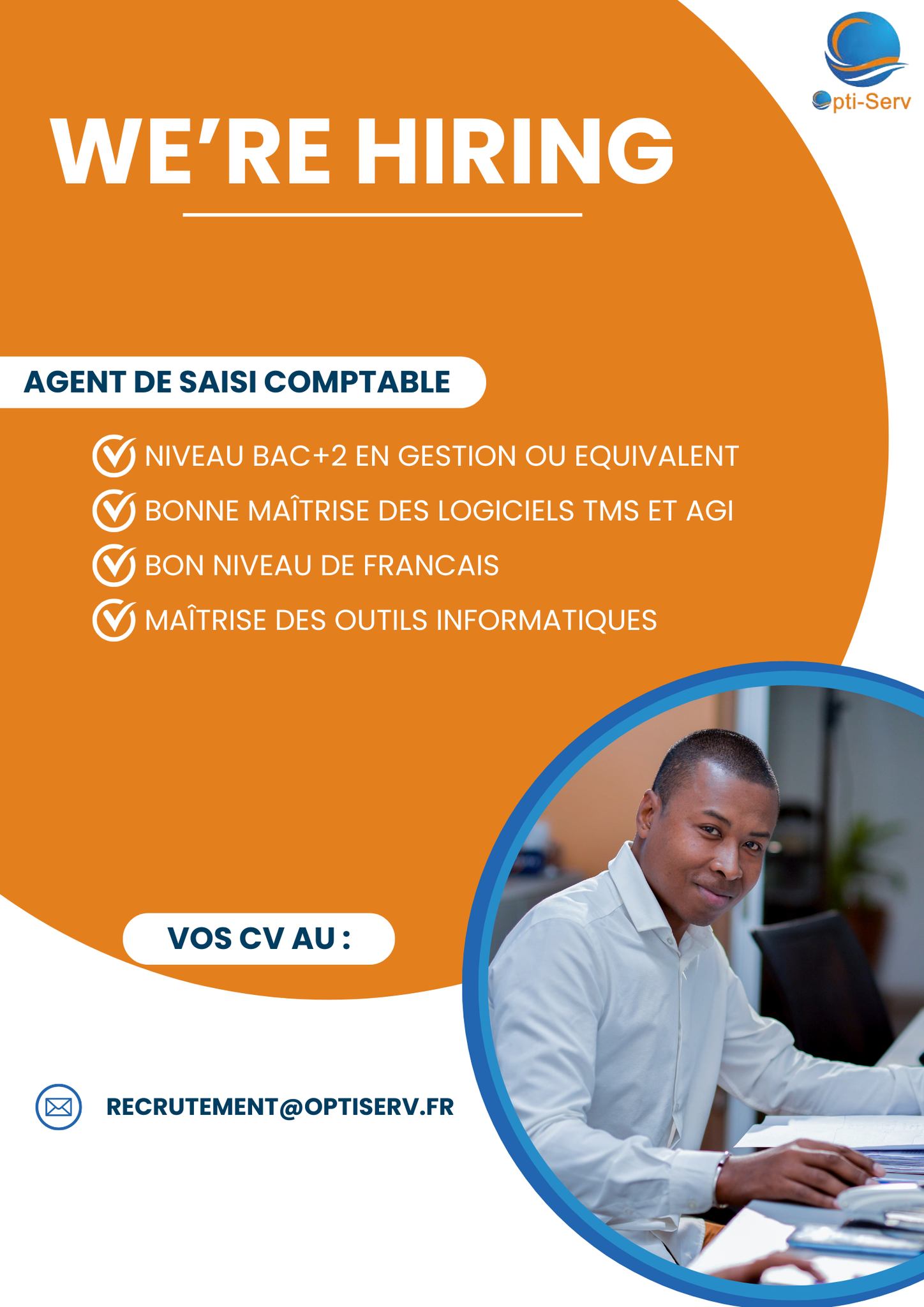 Recrutement d'un Agent de Saisie Comptable